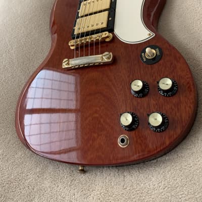 2005 Gibson SG3 1961 SG Custom Reissue with 3 Pickups in Cherry image 8