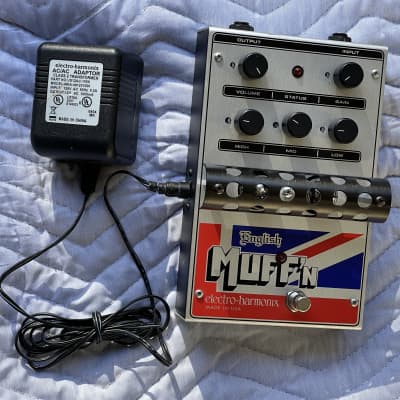 Electro-Harmonix English Muff'N Tube Distortion / Preamp 2005 - 2021 - Silver / Red / Blue image 2