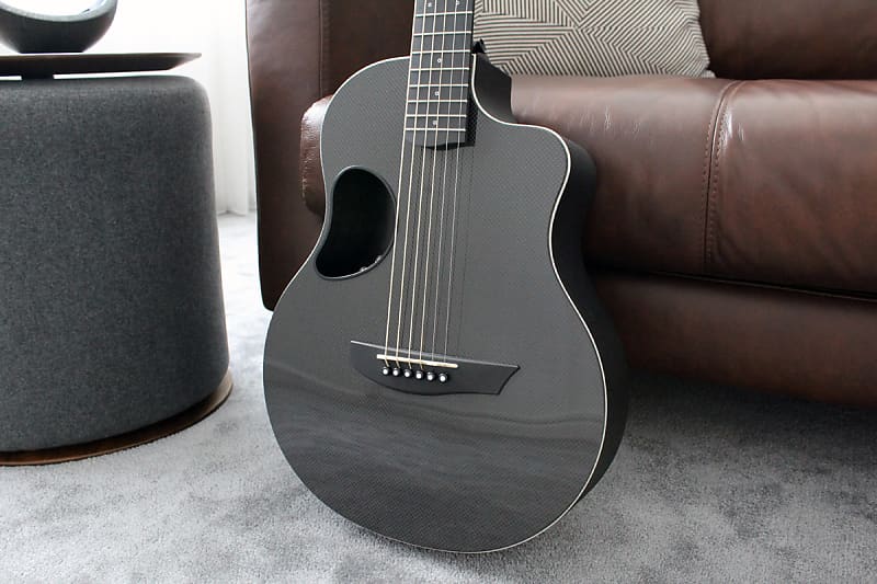 McPherson Touring Carbon Fiber Acoustic Guitar in White image 1