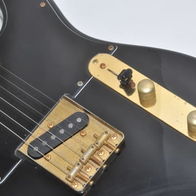 Fender JapanTLG80-60 '80 Black & Gold Telecaster Electric Guitar Ref No.6067 image 5