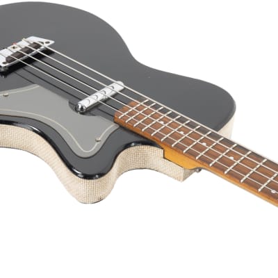 Vintage Silvertone Model 1444 Bass Black 1965 image 6