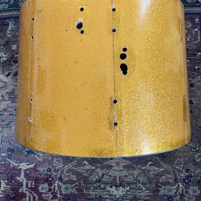 Ludwig 60’s Gold sparkle 20” Bass Drum Shell image 3