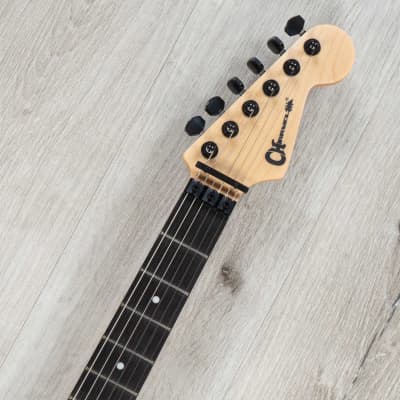 Charvel Pro-Mod San Dimas Style 1 HH FR E Ash Guitar, Ebony Fretboard, Sunburn image 8