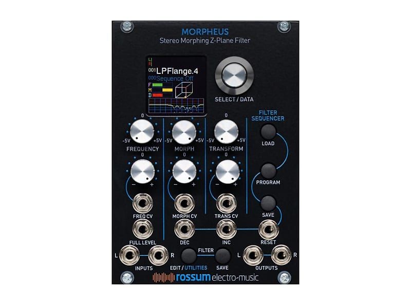Rossum Morpheus Stereo Morphing Z-Plane Filter (Black) image 1