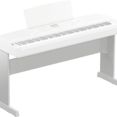 Yamaha L-300 Furniture-Style Piano Stand for DGX-670 - White