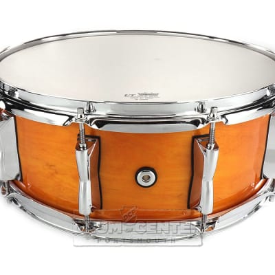 Yamaha Stage Custom Birch Snare Drum 14x5.5 Honey Amber image 3