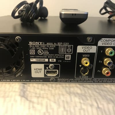 SONY BDP-S301 1080p Blu-ray Disc Player BD/DVD/CD Playback. Working Condition image 10