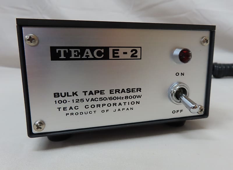 Teac E-2A Bulk Eraser for Open Reel and Cassette Tapes tested working used