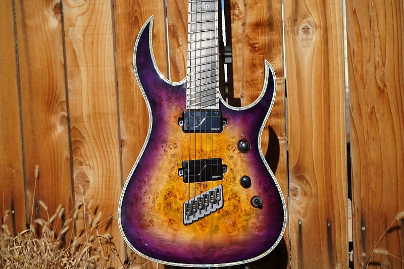 B.C. Rich Shredzilla Prophecy Archtop Fanned Fret Purple B.C. Rich Shredzilla Prophecy Archtop Fanned Fret Purple
