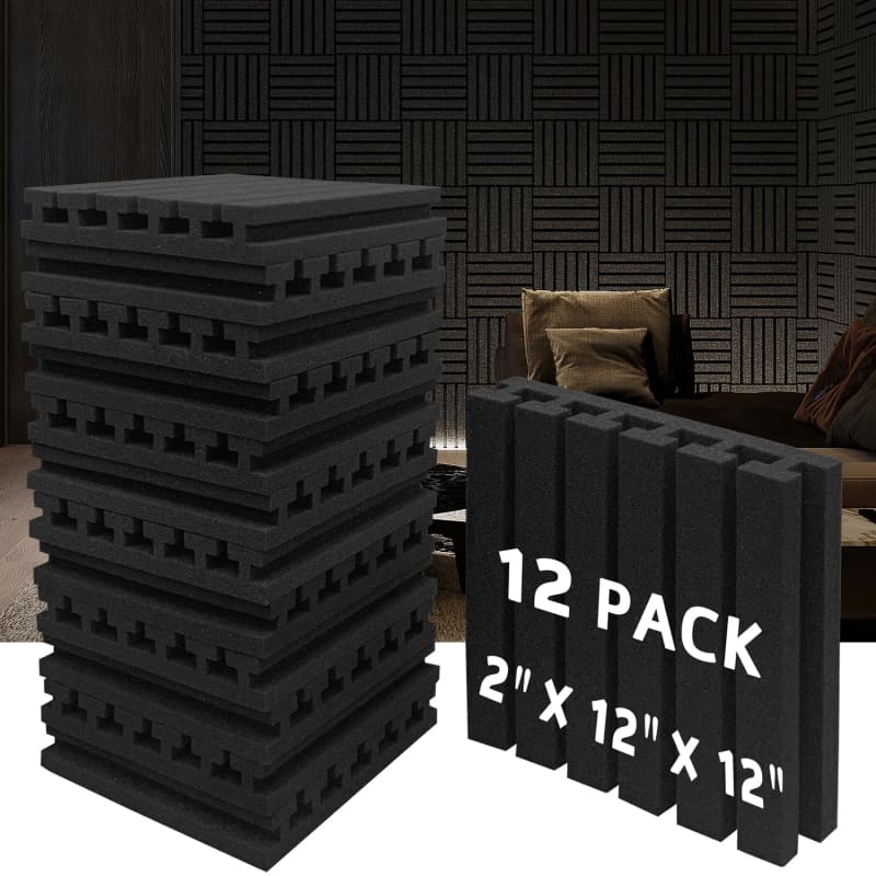 2.5 X 36 X 72 ( 2 Piece SET )Acoustic Foam Egg Crate Panel Studio S