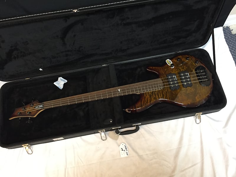 Traben Chaos Core 4-string Bass guitar Whiskey Burl NEW w