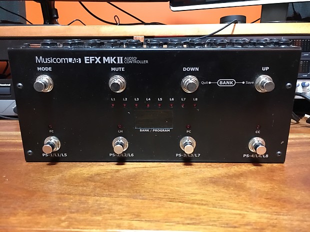 ギター Musicom Lab EFX MKII Part 1: Musicomlab EFX MKII Pedal and MIDI Switching System
