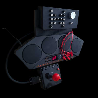 Yamaha  DD-6 + Custom Patch Bay + External Joystick Controller