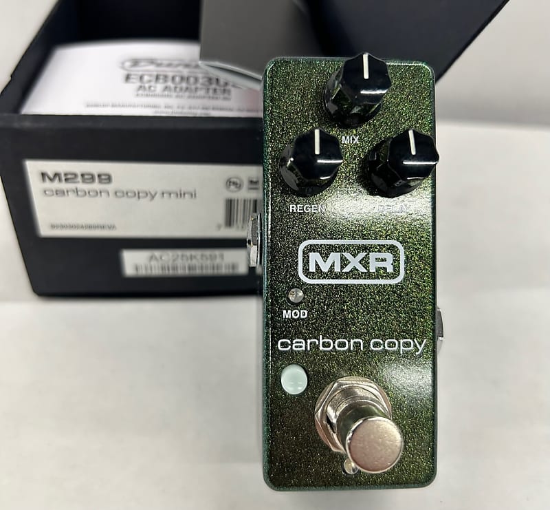 MXR M299 Carbon Copy Mini Analog Delay 2019 - Present - Green image 1
