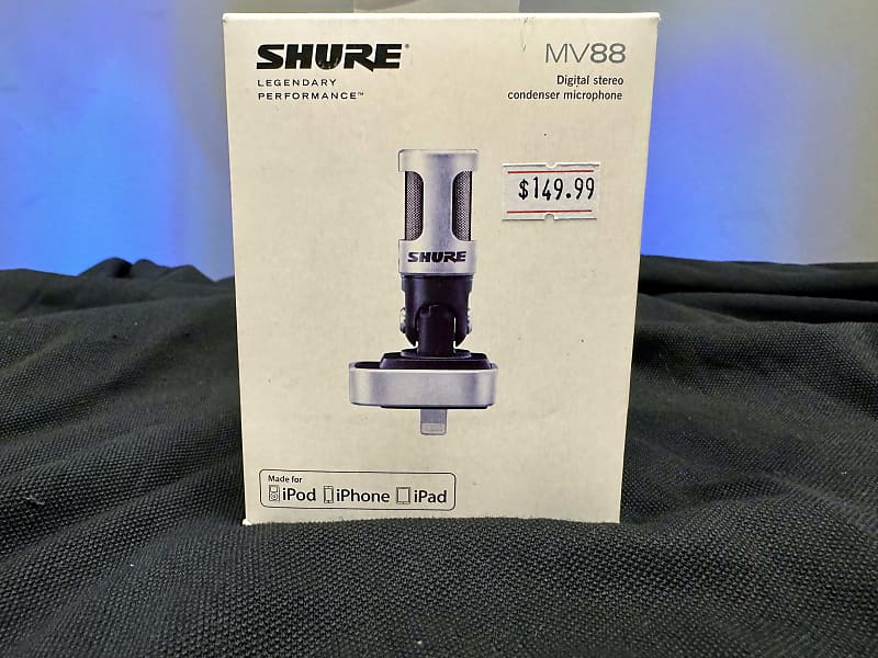 Shure MV88 Microphone for outlet iPhone