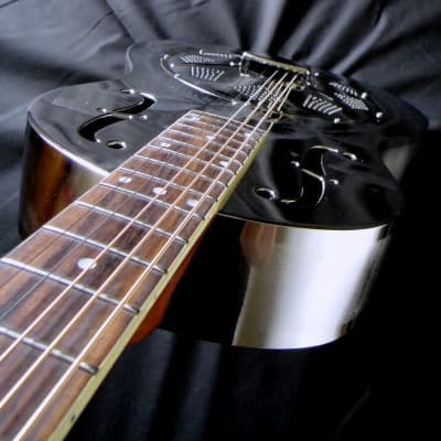 Duolian Resonator Guitar - Nickel/Chrome 'Islander' Body image 8