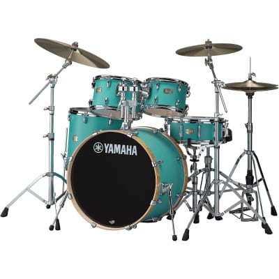 Yamaha SBP2F50 Stage Custom Drum Shell Kit, 5-Piece, Surf Green
