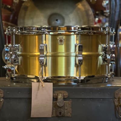 NEW Ludwig 6.5x14 Acro Brass Snare Drum image 1