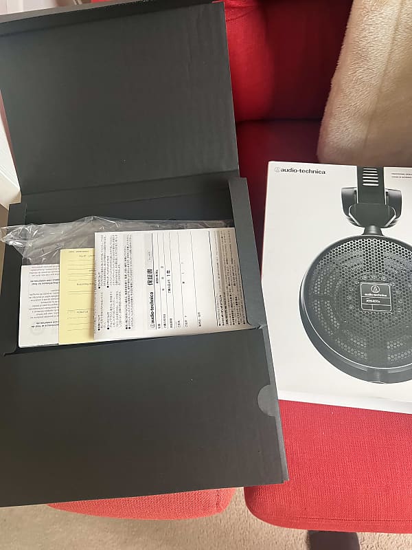 Audio-Technica ATH-R70X Open-Back On-Ear Reference Monitor Headphones Black image 1