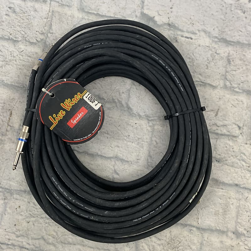 Pro Co Power Plus Livewires 100FT 1/4