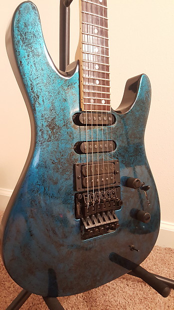 Peavey g ninety G90 1991 Iridescent Blue Reverb