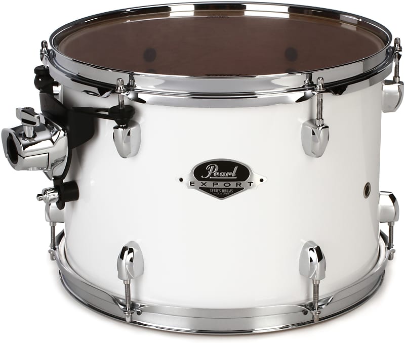 Pearl Export EXX Mounted Tom - 13 x 9 inch - Pure White (2-pack) Bundle image 1