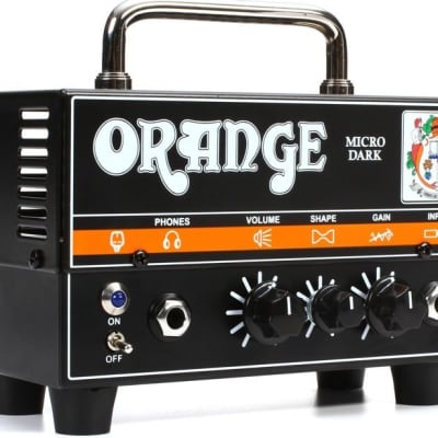 Orange Micro Dark 20-Watt Hybrid Guitar Amp Head | Reverb