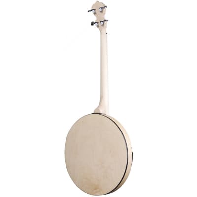 Deering Goodtime Two 19-Fret Tenor Resonator Banjo, Natural Blonde Maple - Made in the USA image 2