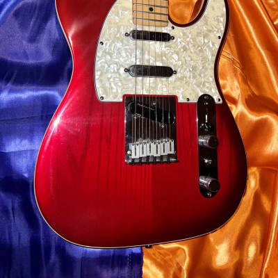 Fender Telecaster Plus V2 with Maple Fretboard 1995 - 1998 Crimson Burst image 5