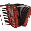 Hohner 1303-RED 12 Bass Entry Level 37-Key Piano Accordion 2010s - Red
