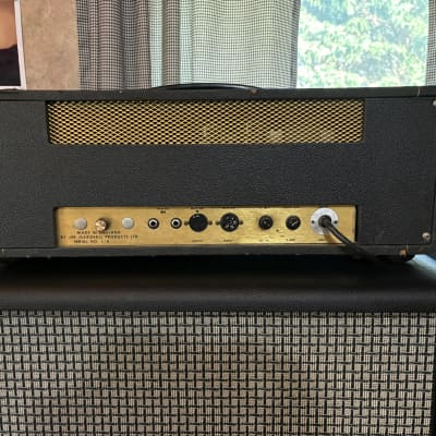 Marshall JMP 1987 2-Channel 50-Watt Guitar Amp Head 1971 - Black Small Box image 3
