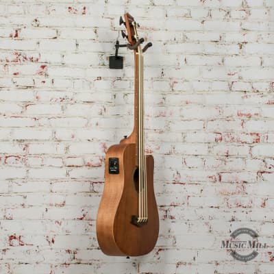 Gold Tone M-Bass FL 23-Inch Scale Fretless Acoustic-Electric MicroBass Natural image 4