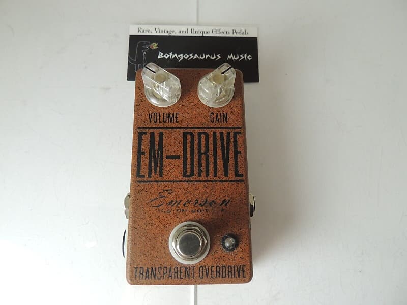 Emerson EM Drive Transparent Overdrive Effects Pedal Limited Edition #027 image 1