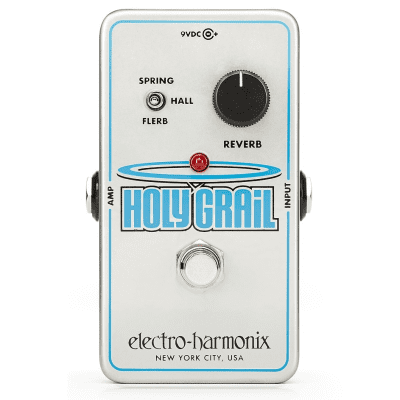 electro-harmonix HOLY GRAiL PLUS エレハモ Electro Harmonix HOLY GRAIL PLUS reverb guitar effects pedal