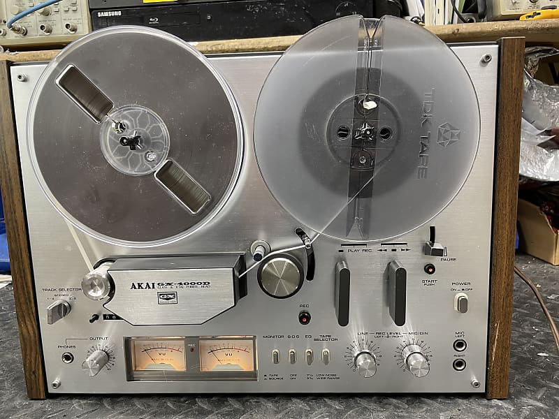 Akai GX-4000D 7 reel to reel tape deck- SERVICED 1979+96