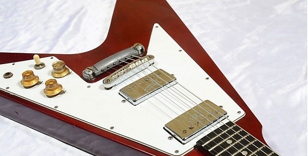 Greco Flying V FV-500 Red FREESHIP | Reverb