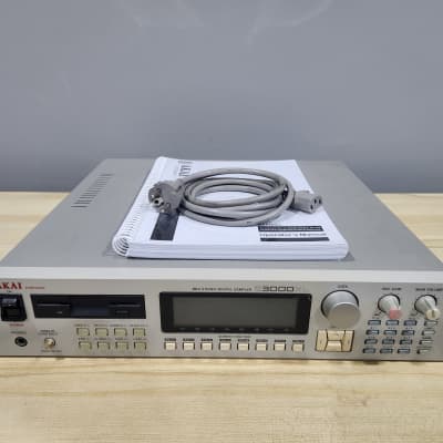Akai S3000XL Sampler (OS 2.00 via EPROM) Serviced & Upgraded - New Capacitors, Added Resettable SCSI Fuse - Includes English Manual + Original Power Cord (220V)