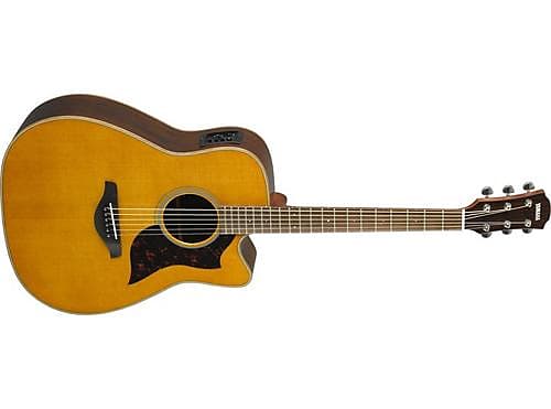 Yamaha A1R Acoustic-Electric Guitar (Vintage Natural) image 1