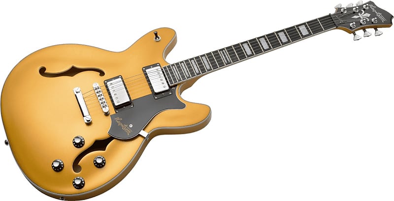 Hagstrom Justin York Viking Gold - Or Brillant - Guitare électrique image 1