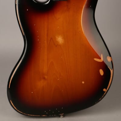 Fender 60th Anniversary Road Worn '60s Jazz Bass - 2020 - Sunburst image 9