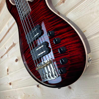 PRS Paul Reed Smith GG Gary Grainger 5 String Fire Red 10 Top NEW! #7914 image 5