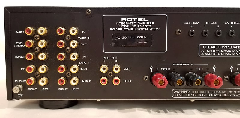 Rotel RA-1070 Integrated Amplifier Black