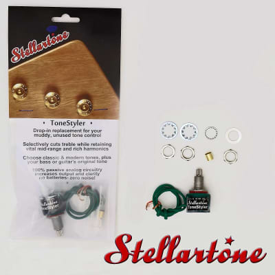 Tone Control - TONESTYLER BASS TEN SHORT multi-capacitor selector switch - Stellartone Custom Guitar & Bass Electronics image 12