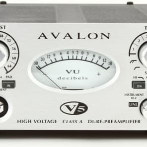 Avalon V5 Microphone Preamp - Silver image 13