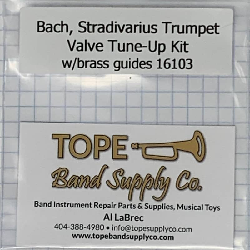 Bach Stradivarius Trumpet, Valve Repair Kit with Brass Valve Reverb