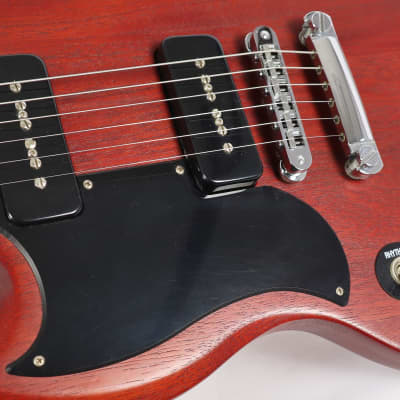 2011 Gibson SG Special 60s Tribute Left-Handed Electric Guitar Satin Cherry image 9
