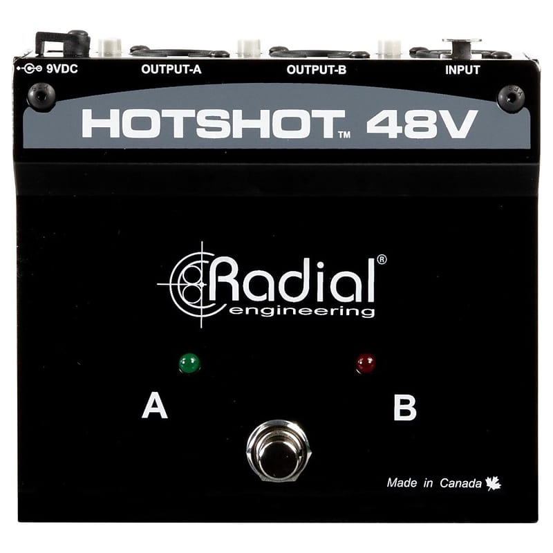 Radial HotShot 48V Condenser Microphone Switcher imagen 1
