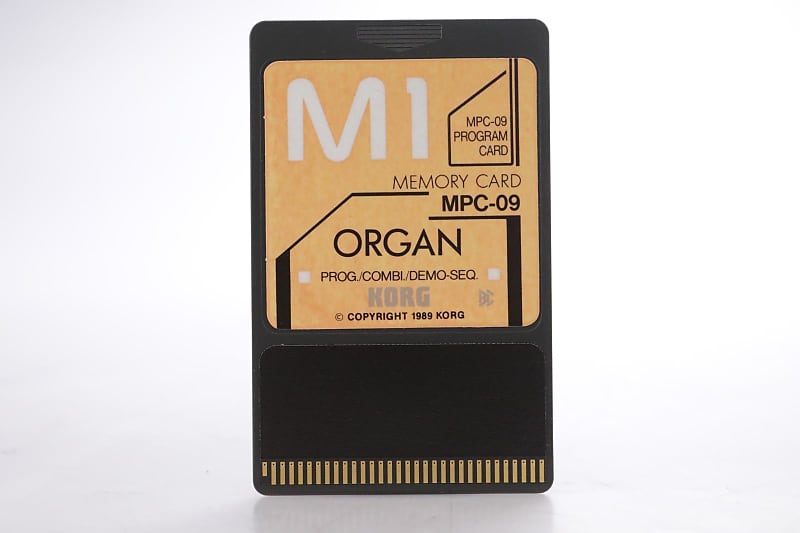 Korg MSC-9S / MSC-09 Organ PCM Data Cards for Korg M1 #44172