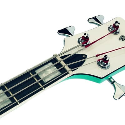 Airline Map Bass Tone Chambered Mahogany Body Bolt-On Bound Maple Neck 4-String Electric Bass Guitar image 5