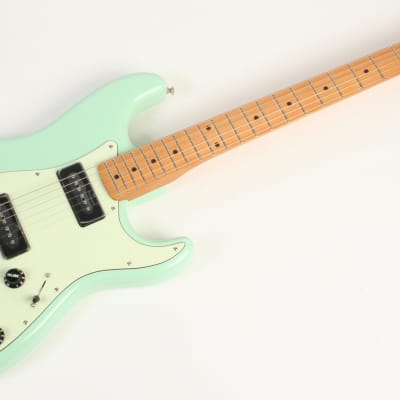Fender Noventa Stratocaster Maple Fingerboard Surf Green image 2